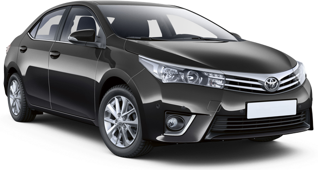 Toyota Corolla 2017 - Opel Adam Black And White (630x337), Png Download