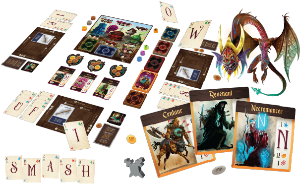 Components Marketing - Spell Smashers Board Game (628x432), Png Download
