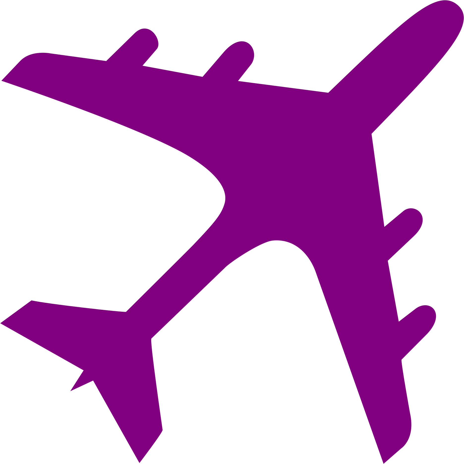 File Silhouette Svg Wikimedia Commons Open - Transparent Background Airplane Clipart (2000x2000), Png Download