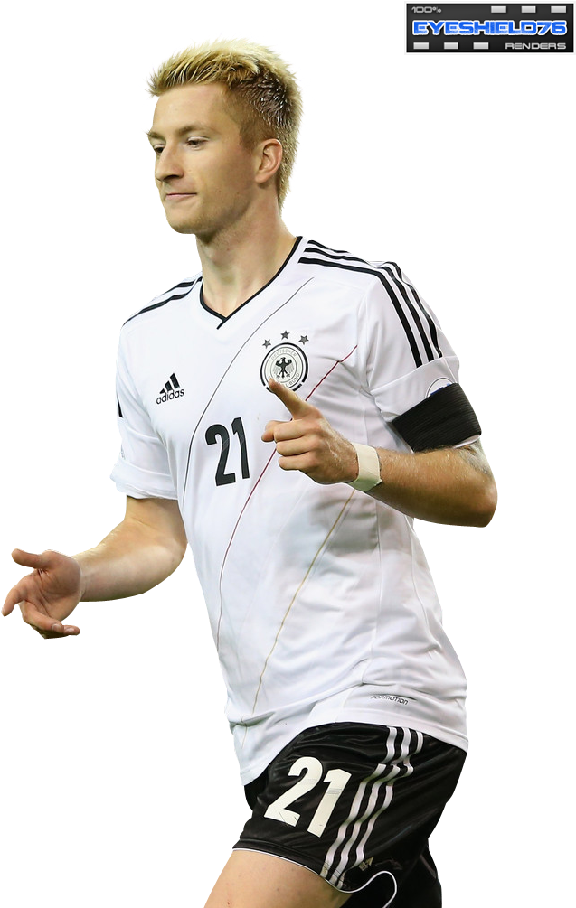 Germany Team - Marco Reus Germany Png (761x1024), Png Download