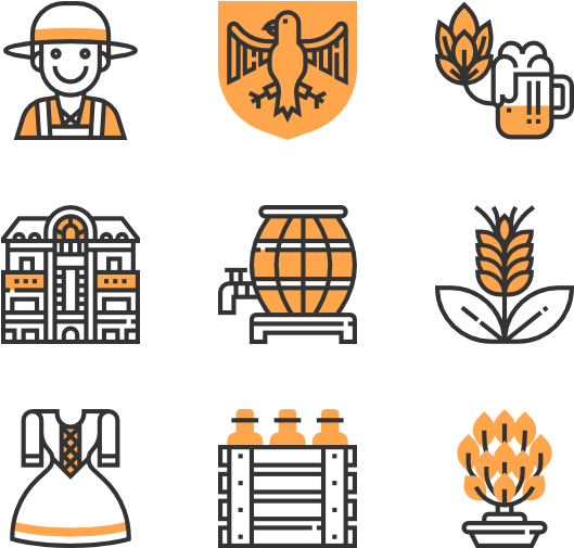 Germany - Ramadan Vector Icons (600x564), Png Download
