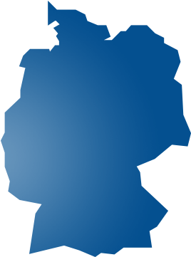 Since Our Founding In 1970, We Have Experienced Constant - Solid Map Of Germany (550x450), Png Download
