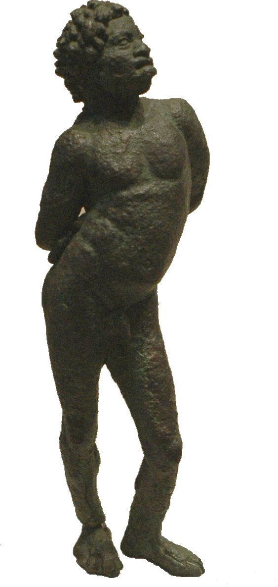 Black Slave Louvre Br361 - Slave Png (563x1185), Png Download