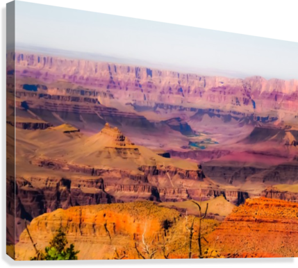 Desert View At Grand Canyon National Park, Usa Canvas - Grand Canyon (429x386), Png Download