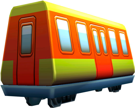 Download Zip Archive - Subway Surfers Train Model (750x650), Png Download