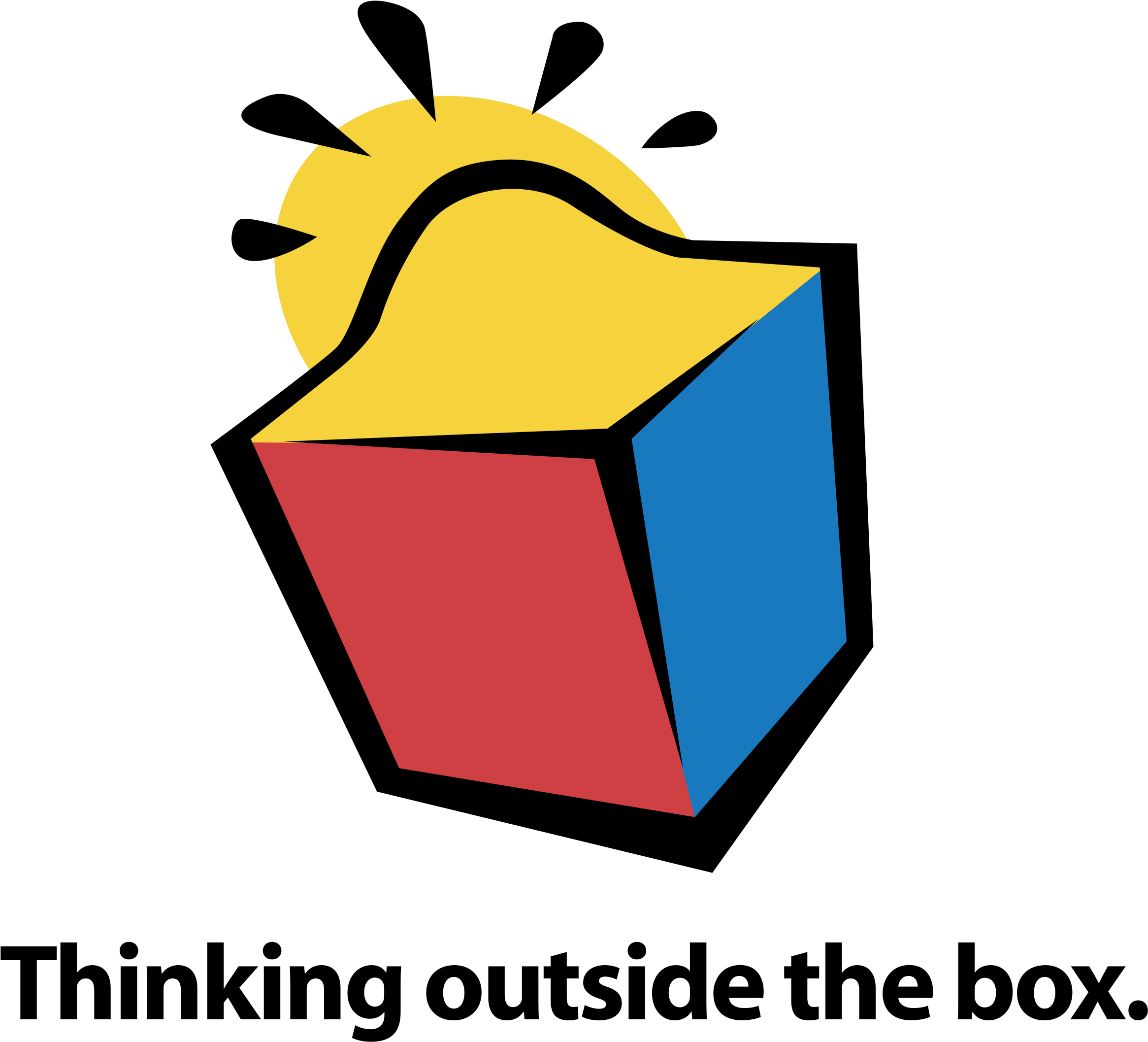 Thinking Outside The Box Logo Png Transparent - Thinking Outside The Box Gif (2400x2400), Png Download