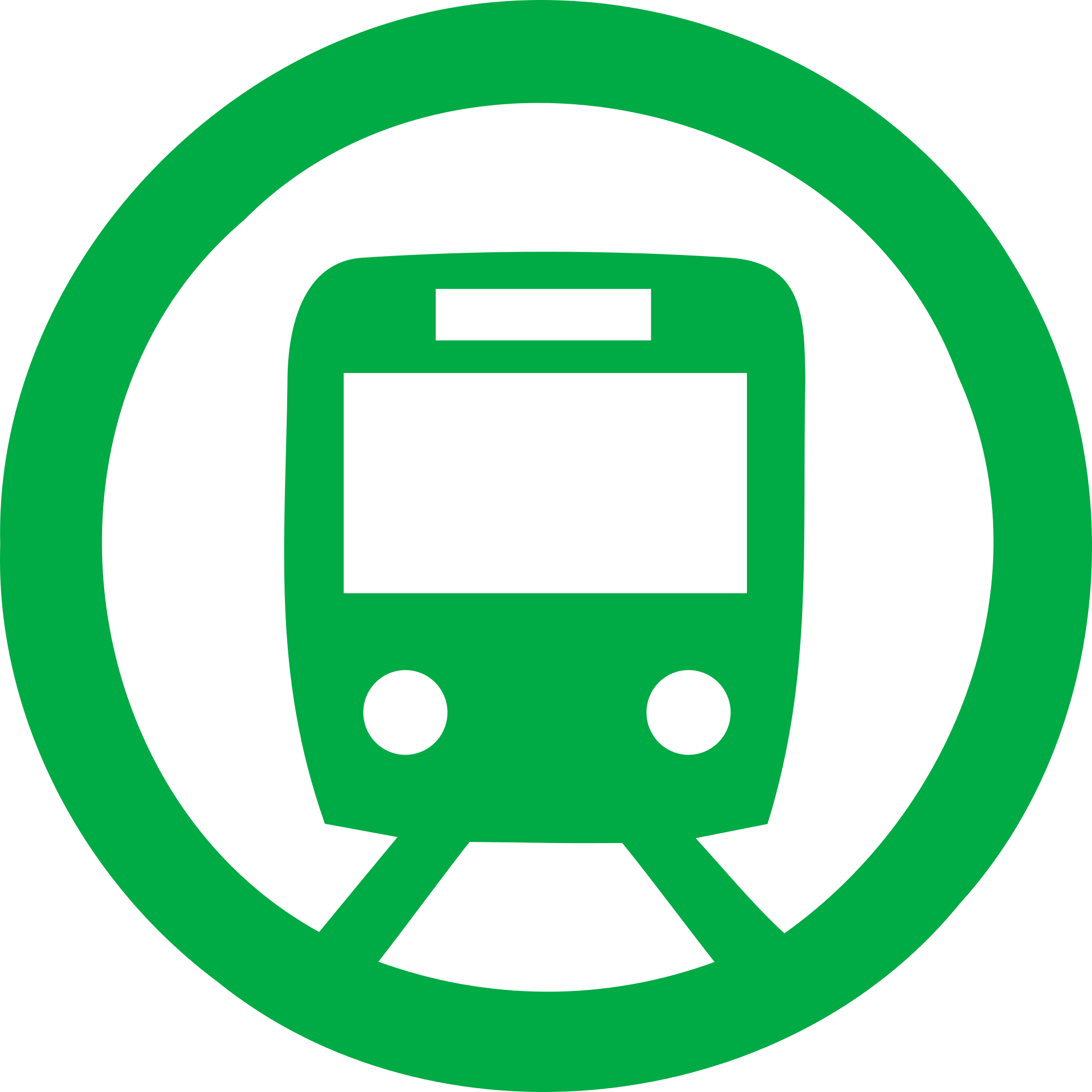 Open - Subway Icon (2000x2000), Png Download