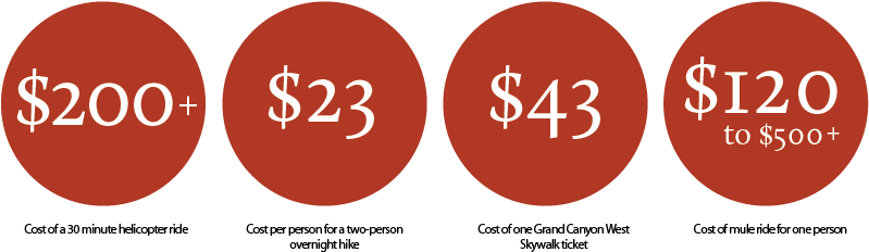 Grand Canyon Activity Prices - Cost Grand Canyon Skywalk Price (815x274), Png Download