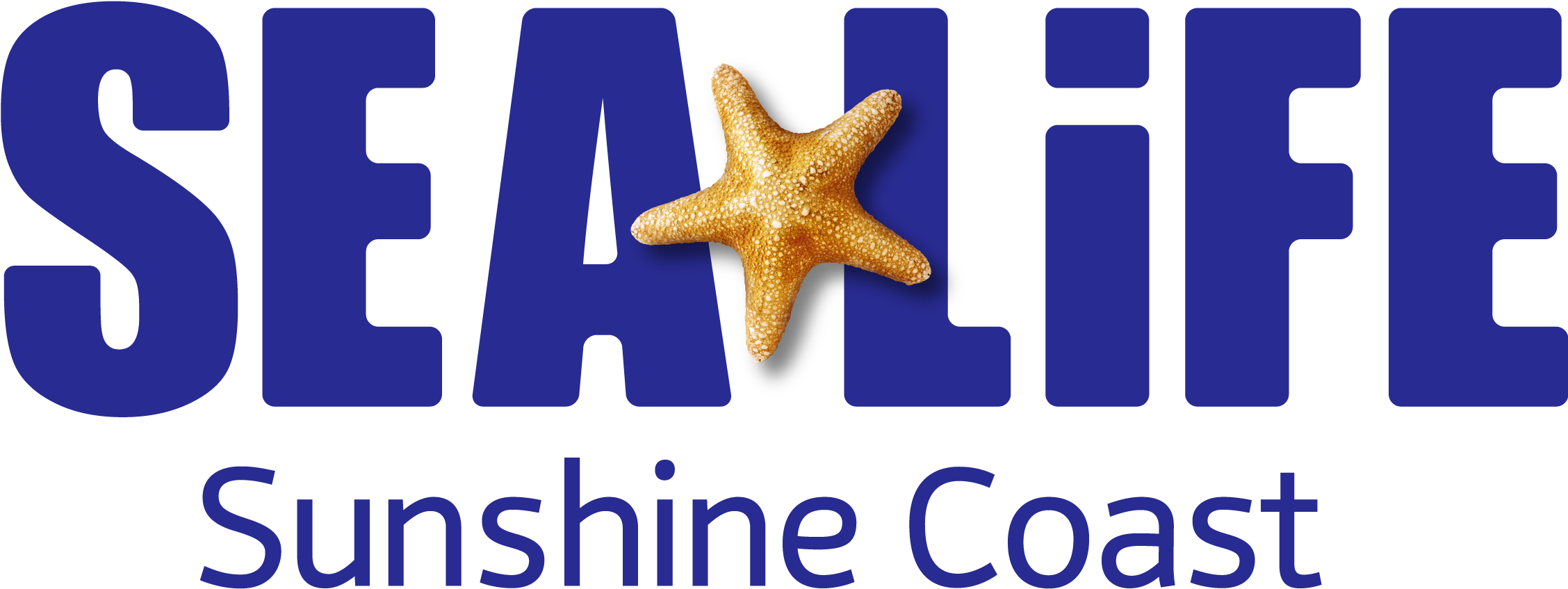 Sea Life Sunshine Coast - Sea Life Sunshine Coast Logo (2255x910), Png Download