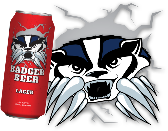 Badger-image - Brock Badgers (1000x545), Png Download