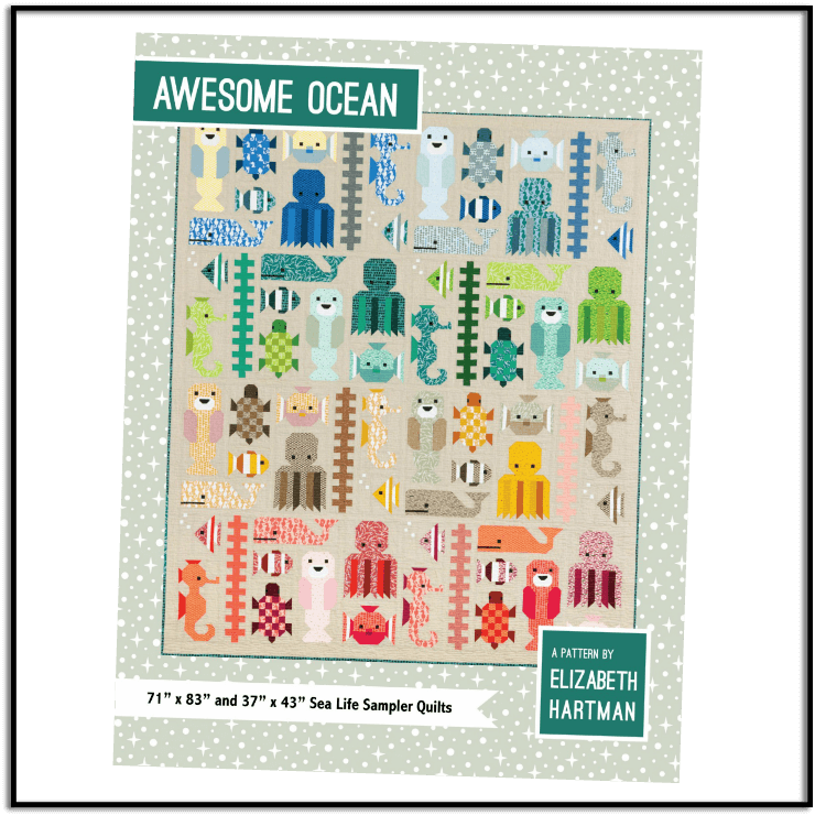 Awesome Ocean Quilt Kit (740x740), Png Download