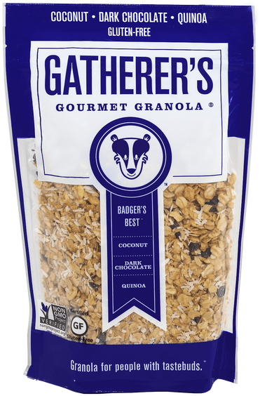 Gatherer's Granola, Dark Chocolate Coconut - 2.5 Oz (498x724), Png Download