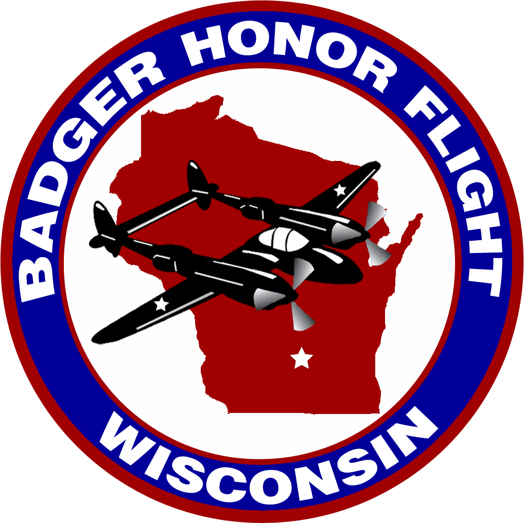 Badger Honor Flight - Badger Honor Flight Logo (1018x1017), Png Download