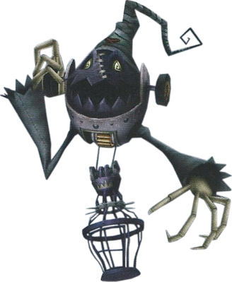 Prison Keeper - Kingdom Hearts 2 Nightmare Before Christmas Boss (328x399), Png Download
