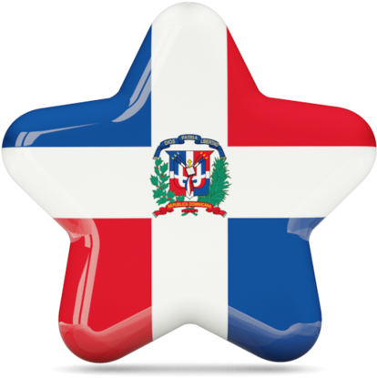 Illustration Of Flag Of Dominican Republic - Dominican Republic Flag Star (640x480), Png Download