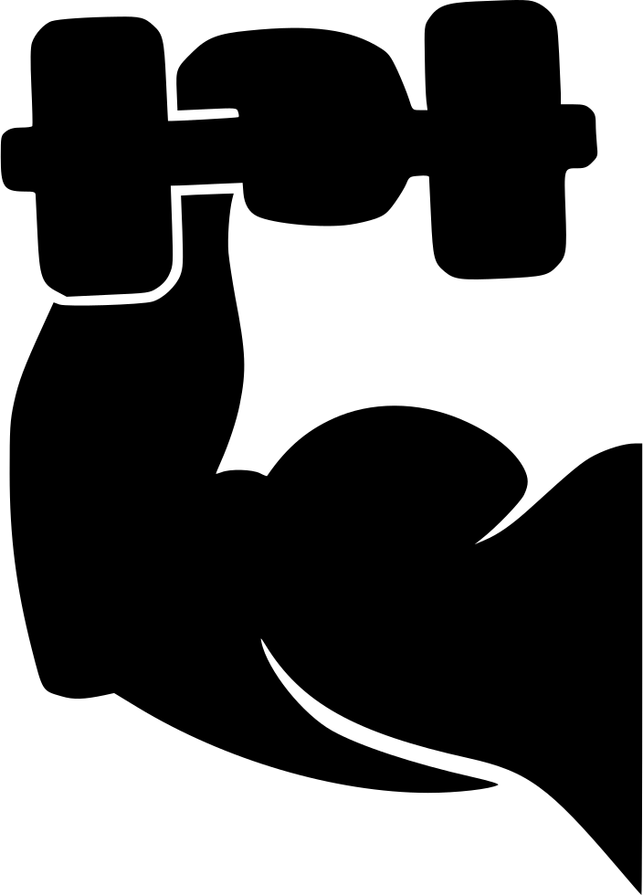 Big Muscle Strong Man Comments - Icon (704x980), Png Download