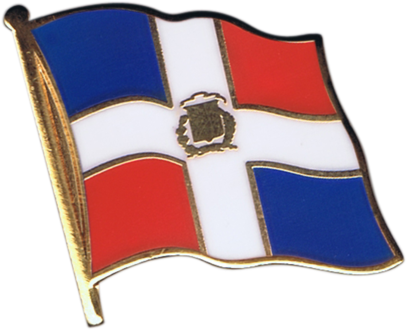 Buy Dominican Republic Flag Pins At A Fantastic Price - Hong Kong Flag Pin Badge 2x2cm (1500x1197), Png Download