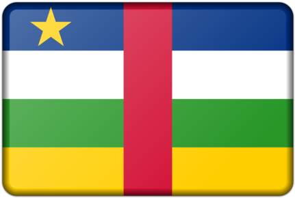 Flag Of The Central African Republic Flag Of The Dominican - Central African Republic Flag (510x340), Png Download