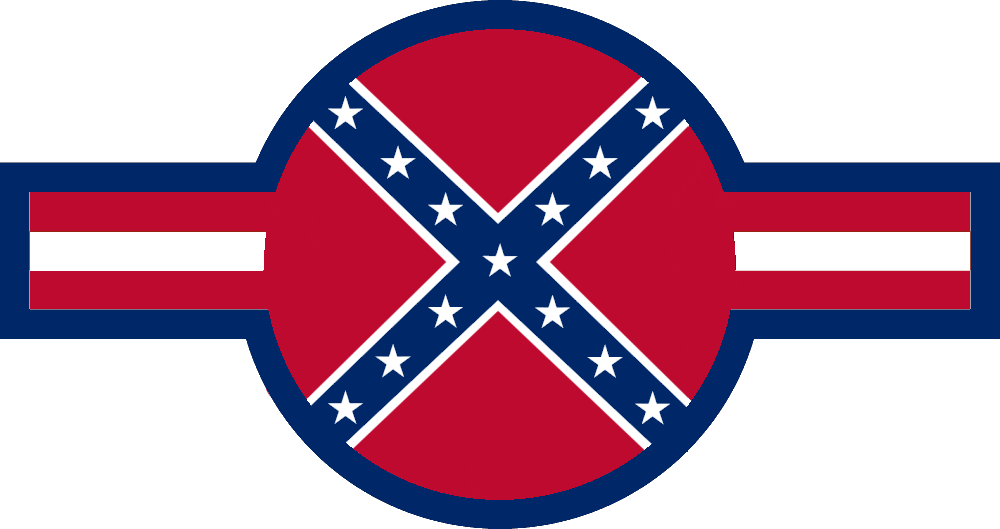 Confederate Air Force Roundel By Kyuzoaoi-d6tjiqy - Short History Of The Confederate States (1000x529), Png Download
