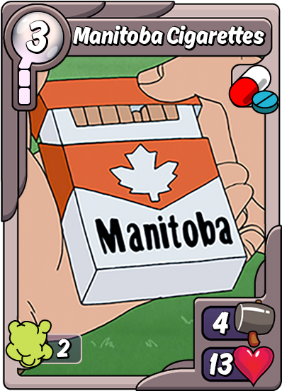 Manitoba-cigarettes - Animation Throwdown: The Quest For Cards (450x600), Png Download