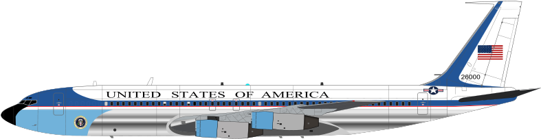 Air Force Clipart Transparent - Air Force One Png (800x618), Png Download