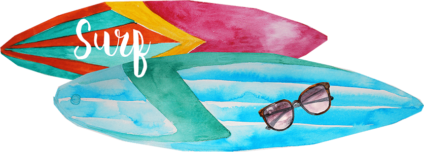 Clip Transparent Download Packages Pura Vida Mini Hostel - Surfing (836x300), Png Download