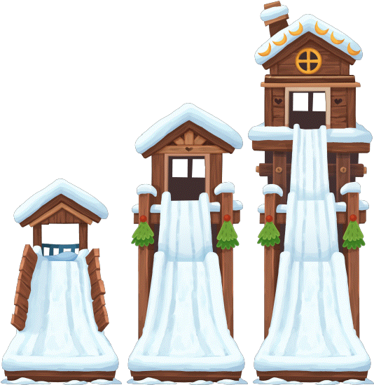 Xmas Business Xmas Sleigh Level 1to3 - Christmas Day (540x549), Png Download