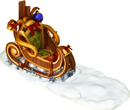 Sleigh Stage2 - Sled (460x390), Png Download