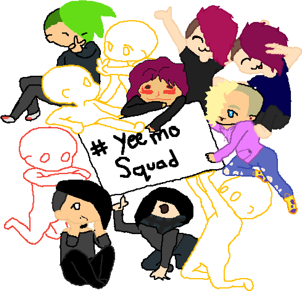 Yee-mo - Cartoon (1000x1000), Png Download
