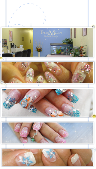Pictures Of Nails - Blue Moon Nails + Beauty (320x564), Png Download