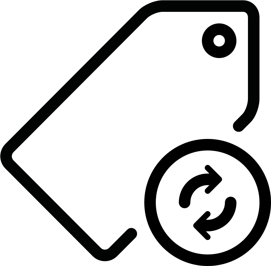 Tag Refresh Icon - Mobile App (960x960), Png Download
