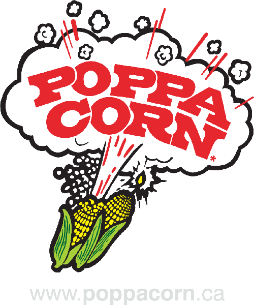 Pappa Corn Logo With Web Address - Poppa Corn (500x600), Png Download