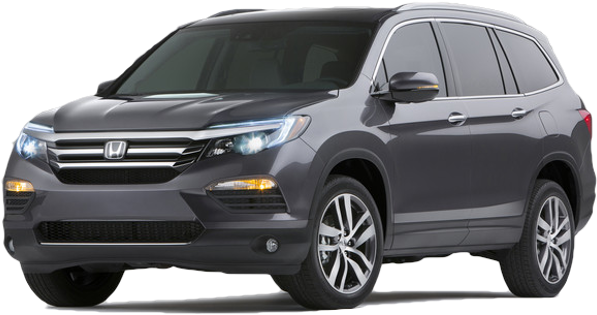 2016 Honda Pilot - Mitsubishi Lancer 2011 Front (600x360), Png Download