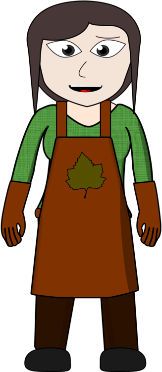 Computer Icons Drawing Woman - Villager Woman Clipart (368x750), Png Download