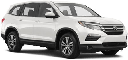 New 2018 Honda Pilot - 2016 Honda Cr V Lx White (489x298), Png Download