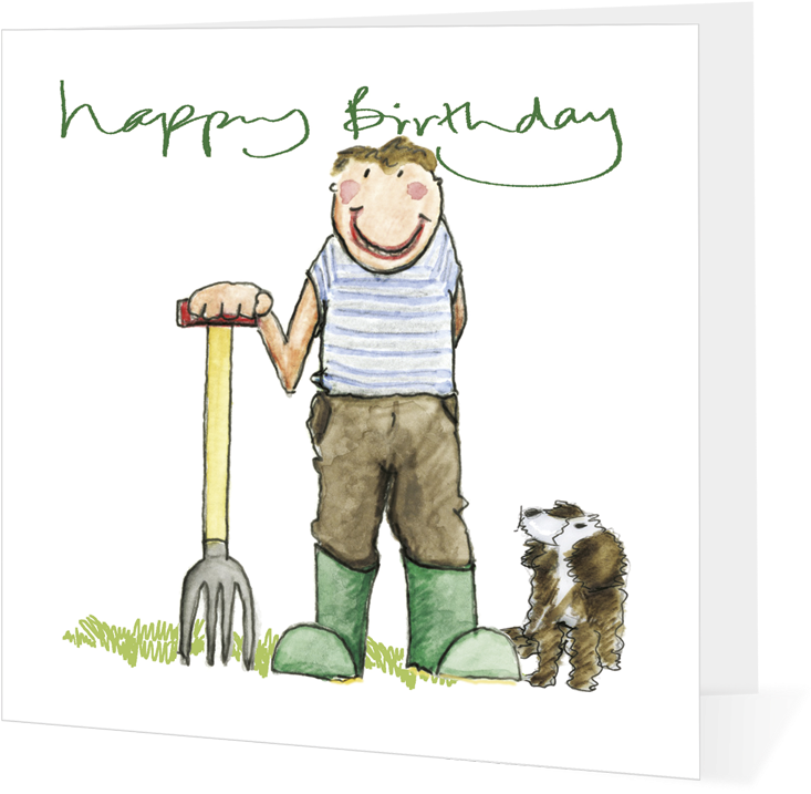 Have A Cool Birt 4bd582b25ed17 - Happy Birthday To A Gardener (750x750), Png Download