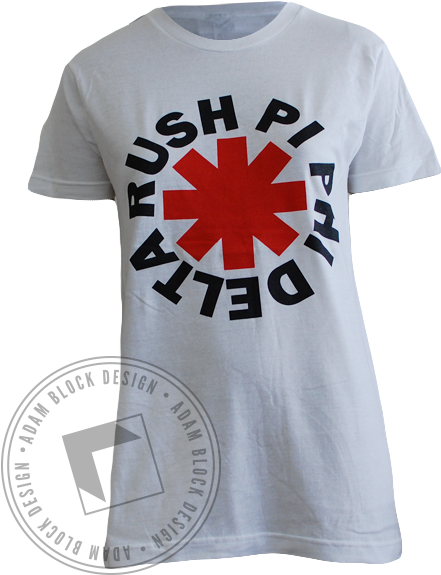 Pi Phi Delta Rush Tee - Red Hot Chili Peppers (464x585), Png Download