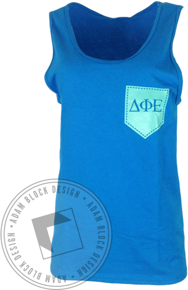 Delta Phi Epsilon Dreamcatcher Tank - Clothing (464x585), Png Download