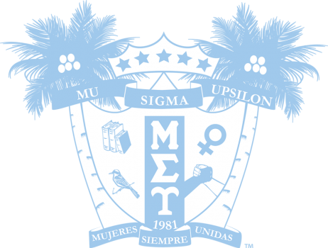 Mu Sigma Upsilon Sorority, Inc - Mu Sigma Upsilon Crest (462x350), Png Download