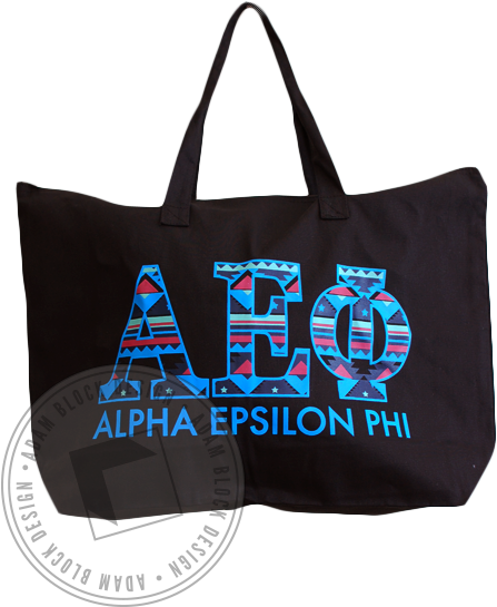 Alpha Epsilon Phi Tribal Tote - Tote Bag (464x585), Png Download