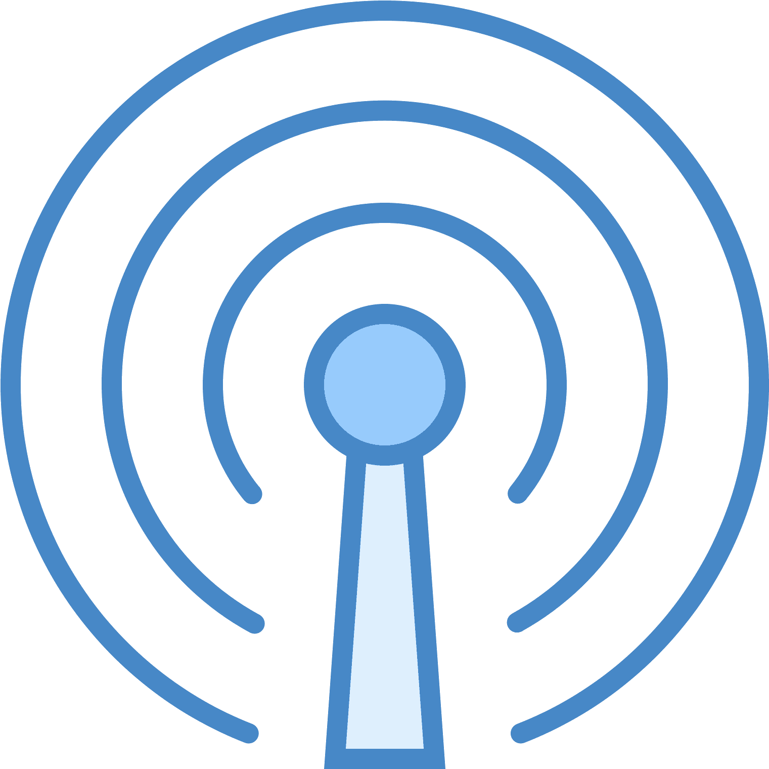 Cellular Network Icon - Network Icon (1600x1600), Png Download