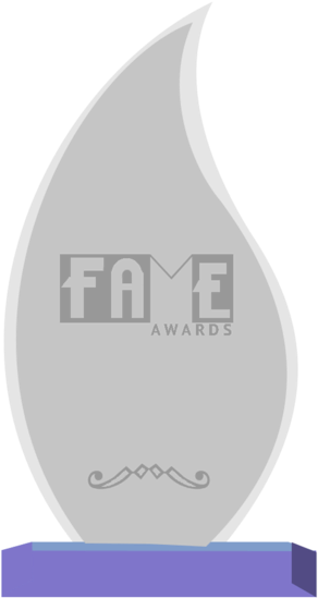Fame Awards - Award (317x599), Png Download