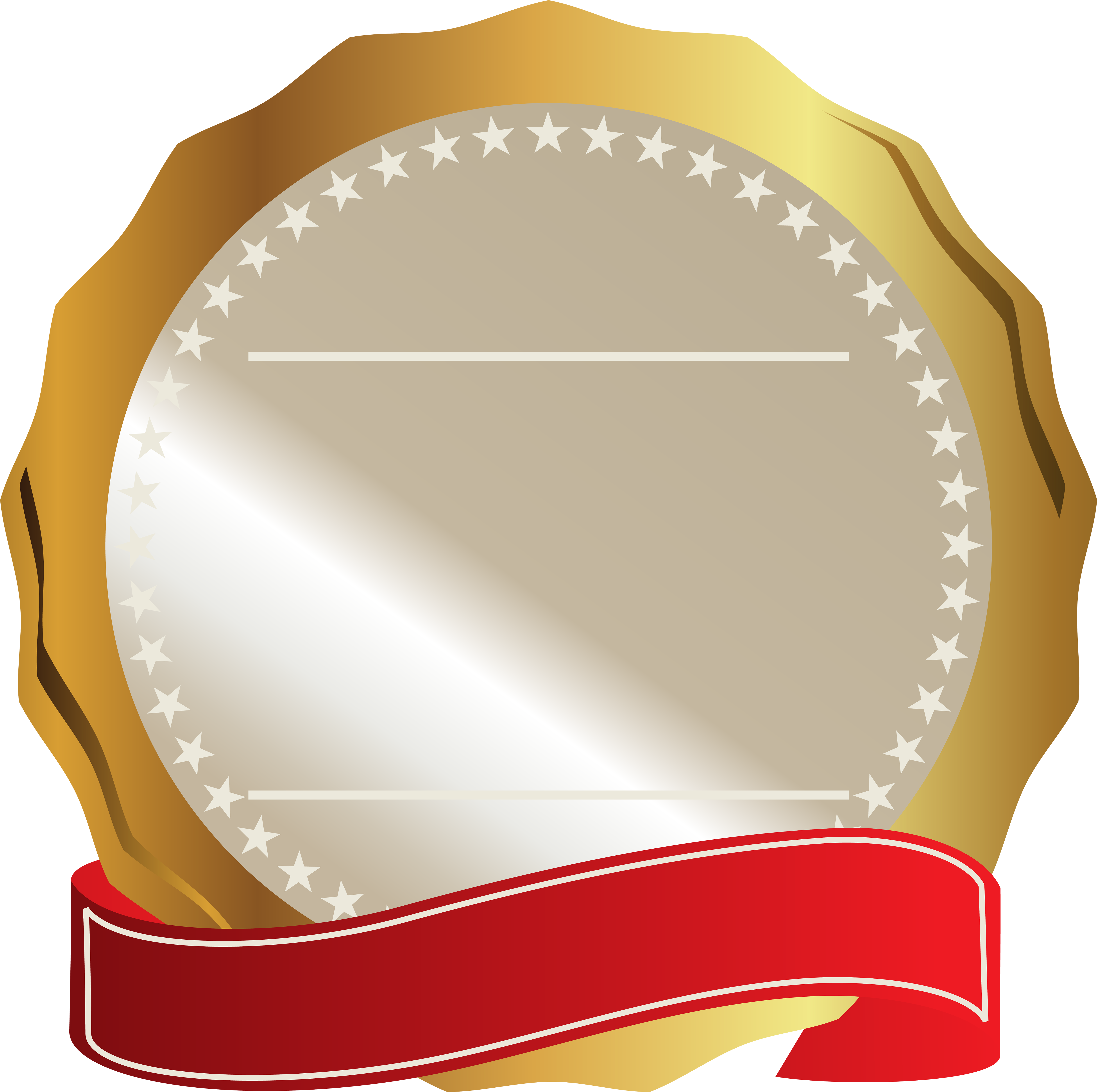 Gold Award Ribbon Png Download (5134x5113), Png Download