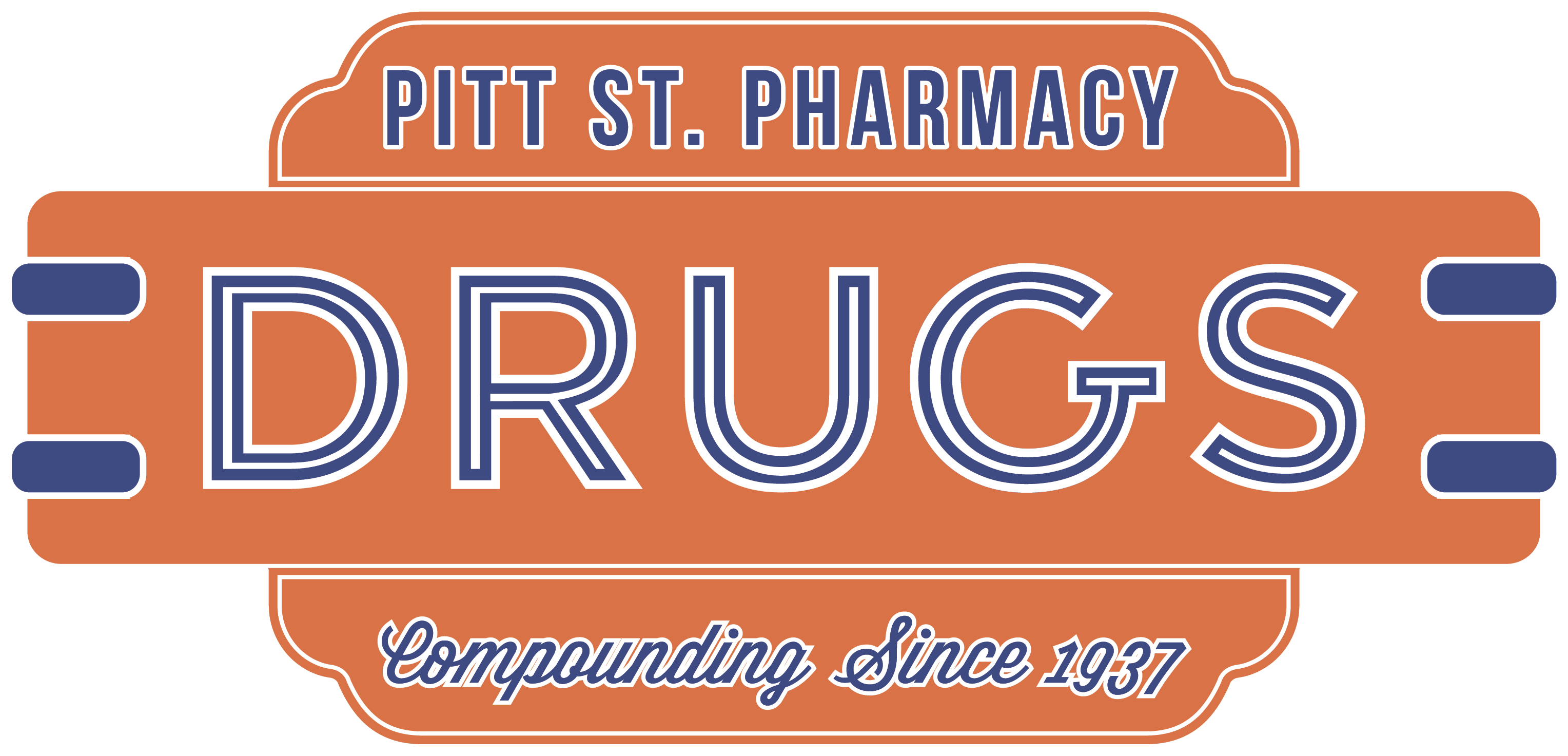 Pitt Street Pharmacy Logo (3056x1473), Png Download