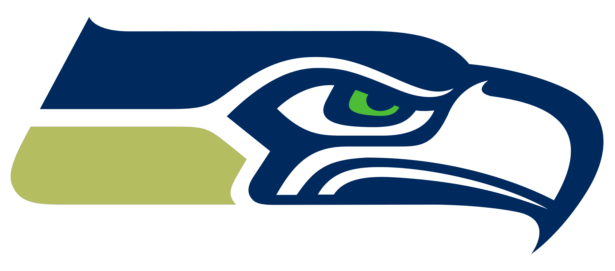 Seattle Seahwks Logo - Seattle Seahawks Logo 2018 (2000x883), Png Download