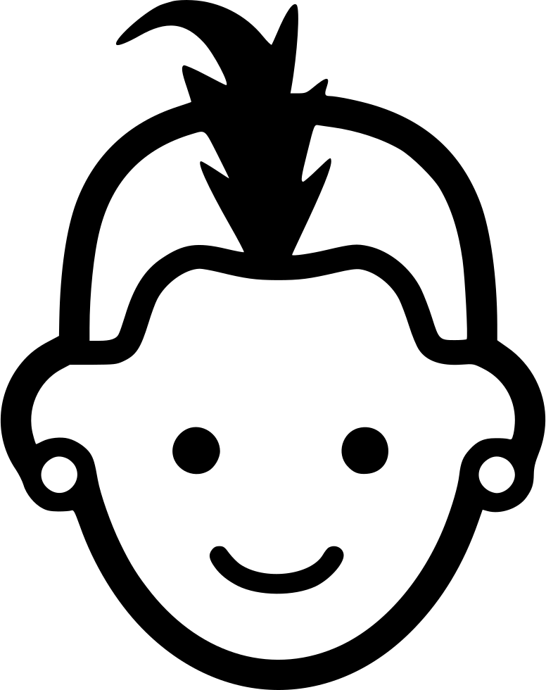 Mohawk Comments - Punk Subculture (776x980), Png Download