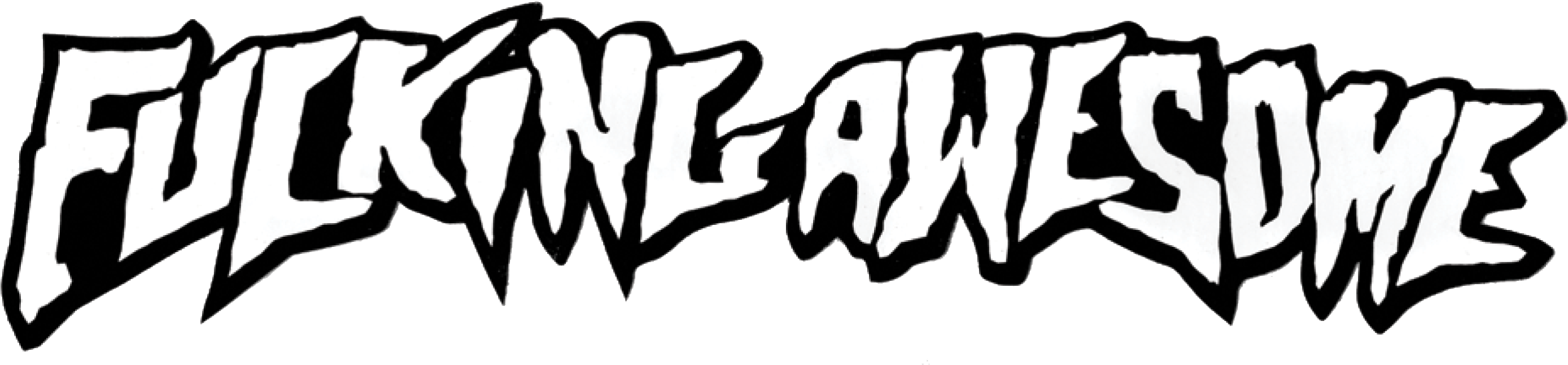 Fucking Awesome Skateboarding Online - Fucking Awesome Donald Trump (2827x687), Png Download