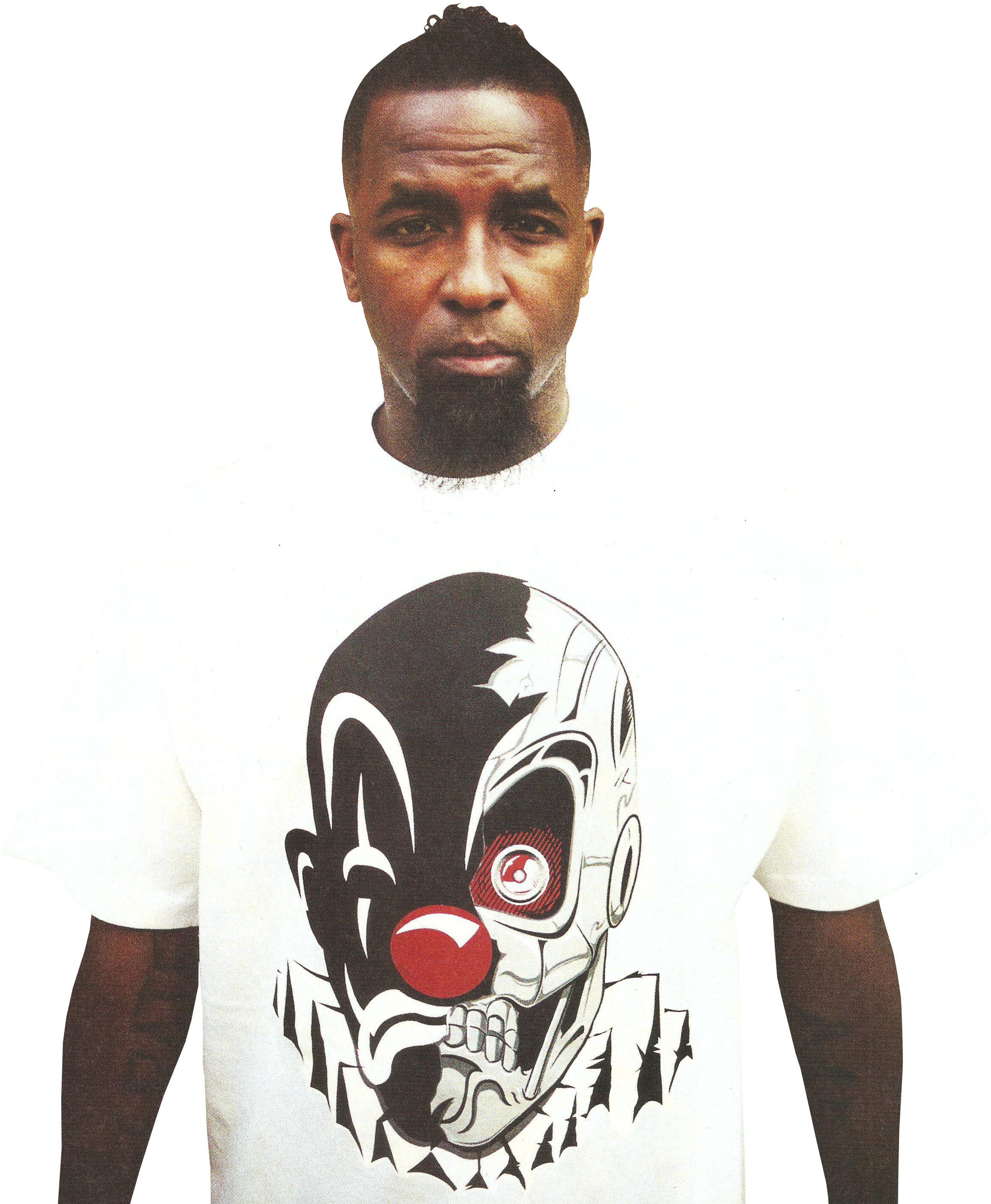 Tech N9ne With Mohawk (2366x2812), Png Download