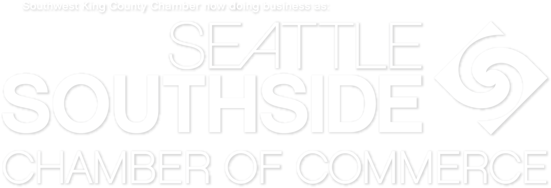 Seattle Southside Chamber Logo White Shadow Now Doing Pottery