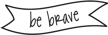 Be Brave Banner Wall Quote Decal - Alt Attribute (451x451), Png Download